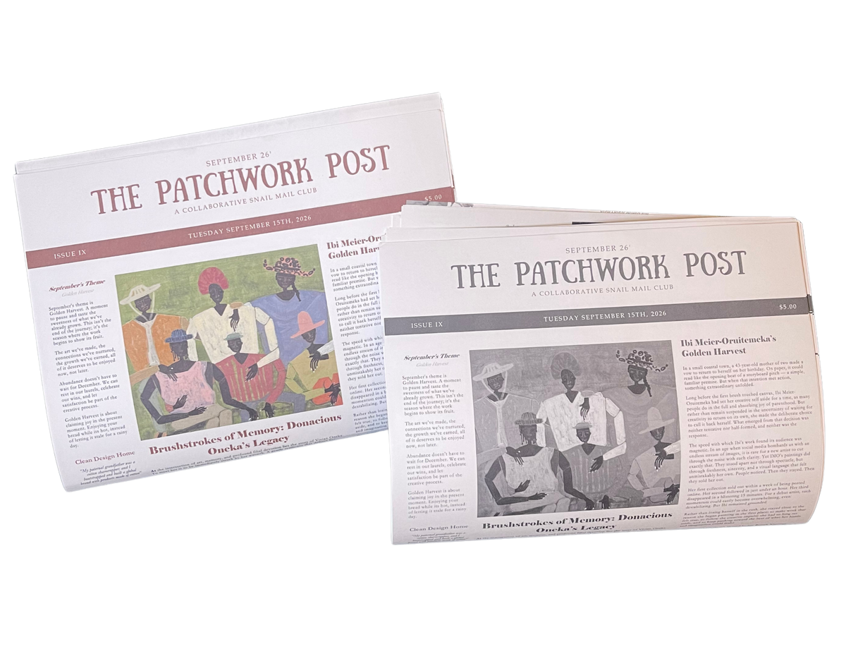 The Patchwork Post — Issue #9: Golden Harvest
