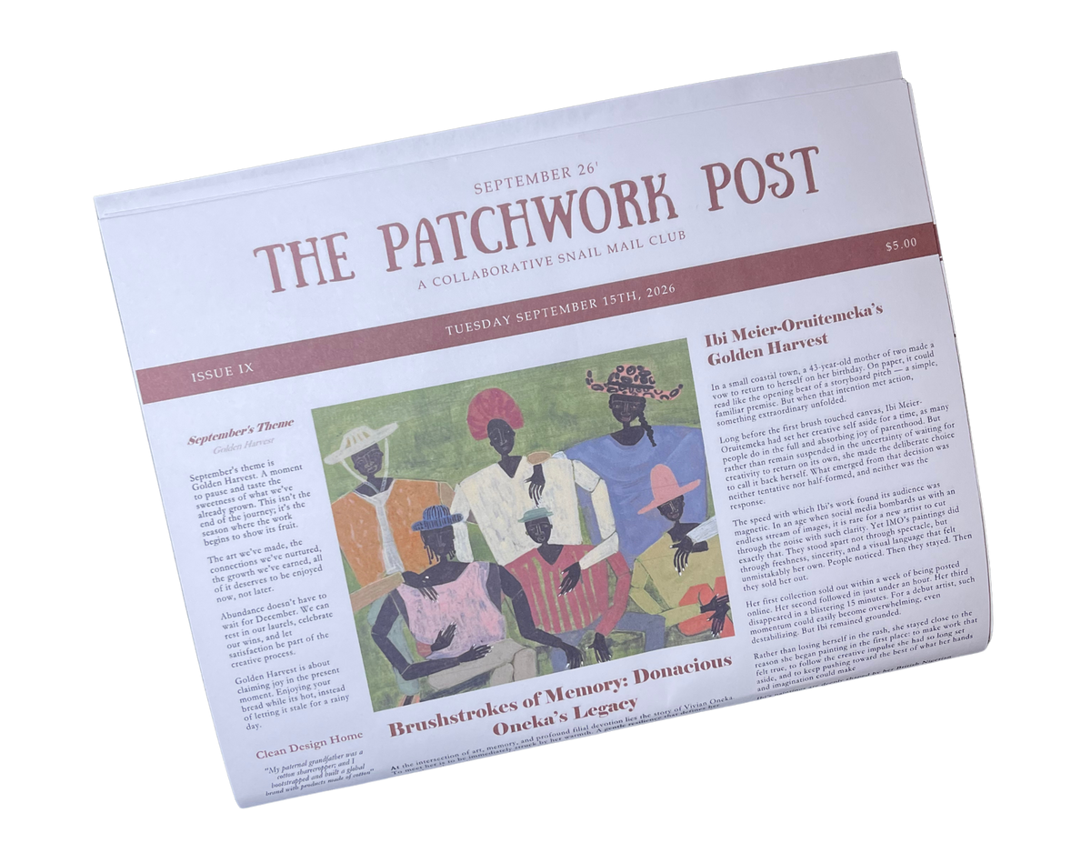 The Patchwork Post — Issue #9: Golden Harvest