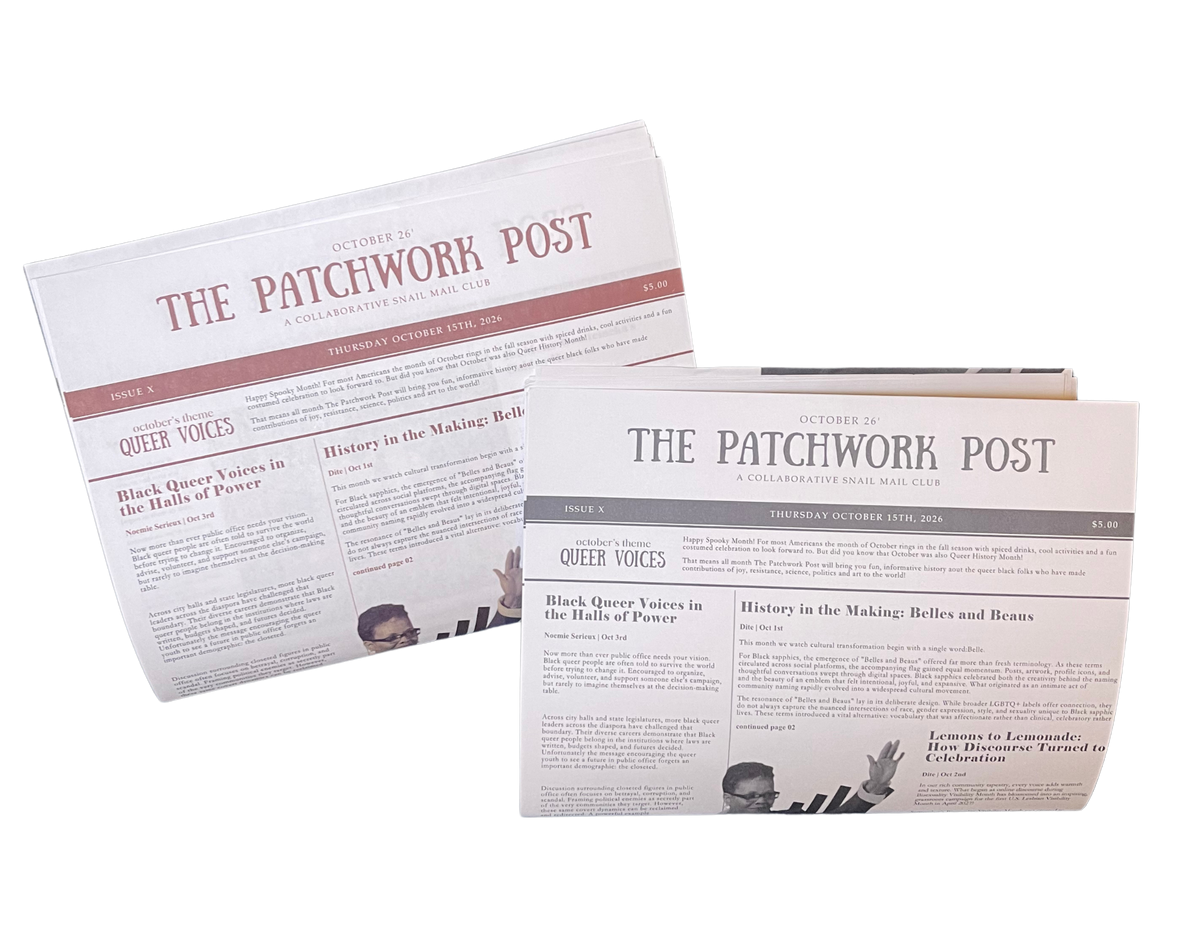 The Patchwork Post — Issue #10: Queer Voices