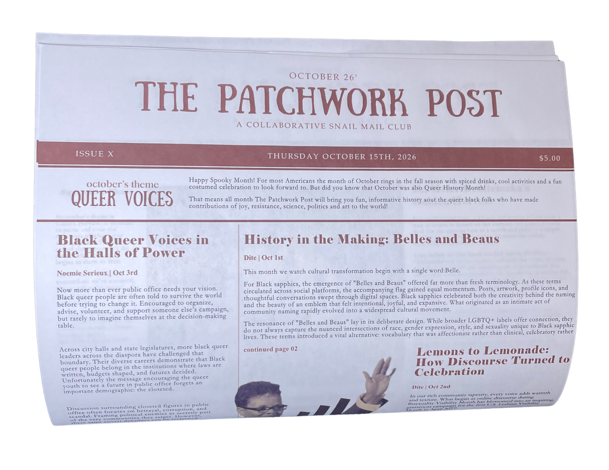 The Patchwork Post — Issue #10: Queer Voices