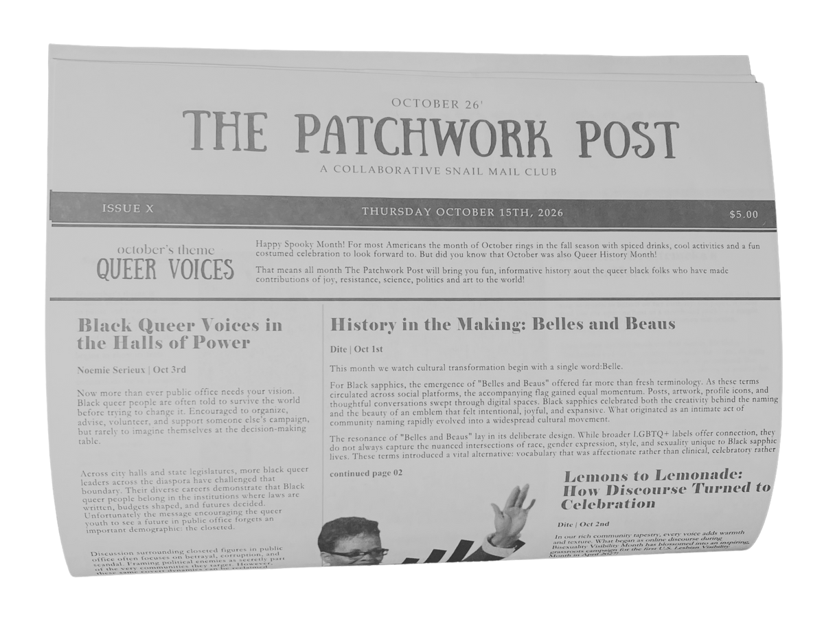 The Patchwork Post — Issue #10: Queer Voices