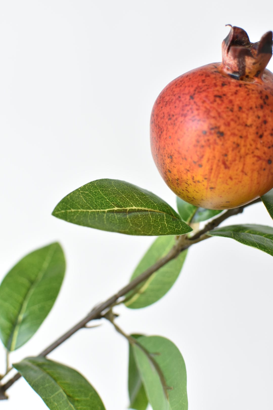 38" Faux Pomegranate Fruit Branch