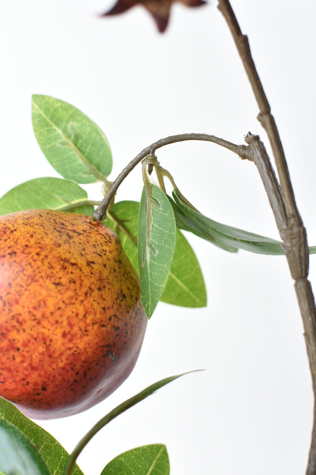 38" Faux Pomegranate Fruit Branch